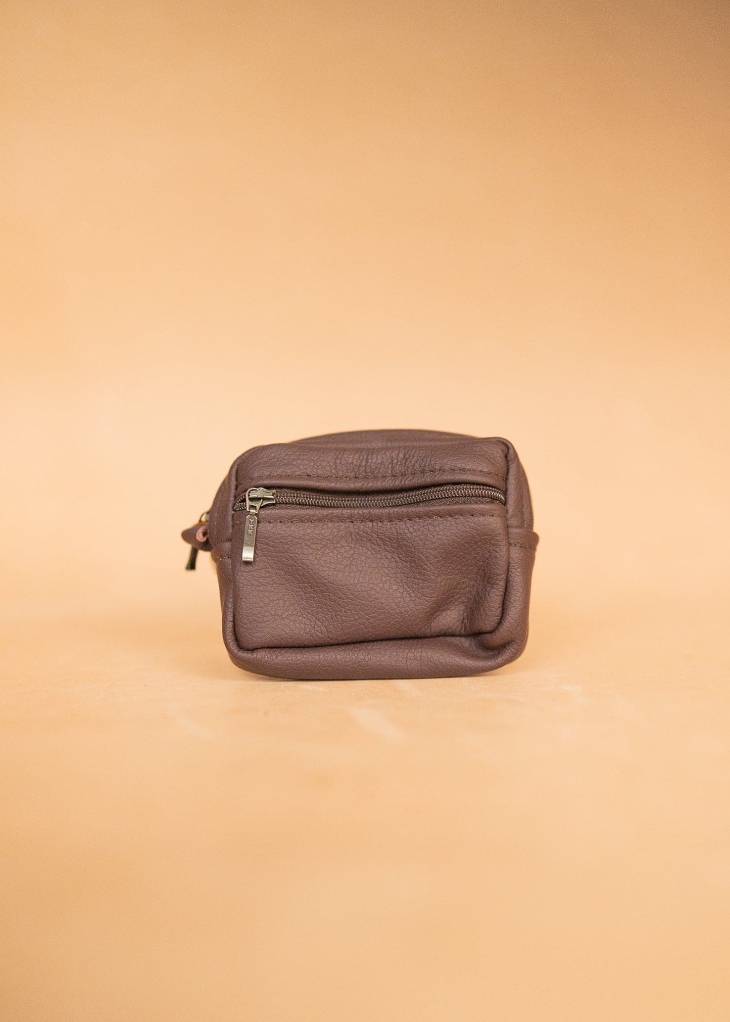 The Real McCaul Coin Purse Key Case Card Holder Wallet - Cowhide Australian Made Australian Owned Tri-Pocket Leather Pouch 