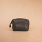The Real McCaul Coin Purse Key Case Card Holder Wallet - Kangaroo Australian Made Australian Owned Tri-Pocket Leather Pouch 