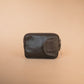 The Real McCaul Coin Purse Key Case Card Holder Wallet - Kangaroo Australian Made Australian Owned Tri-Pocket Leather Pouch 
