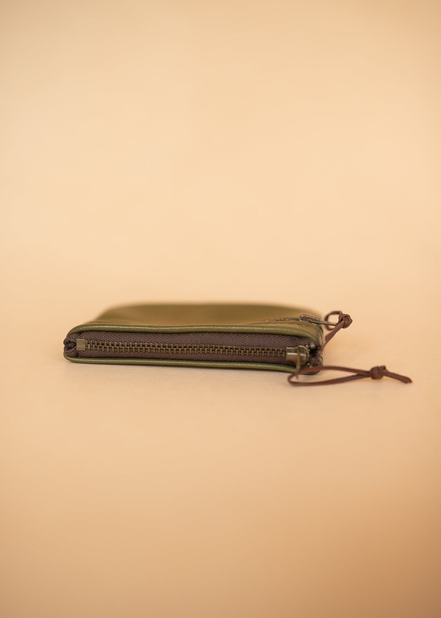 The Real McCaul Coin Purse Mini Paula Zip Pouch - Cowhide Australian Made Australian Owned Paula Zip Leather Pouch Purse- Made in Australia Cowhide leather