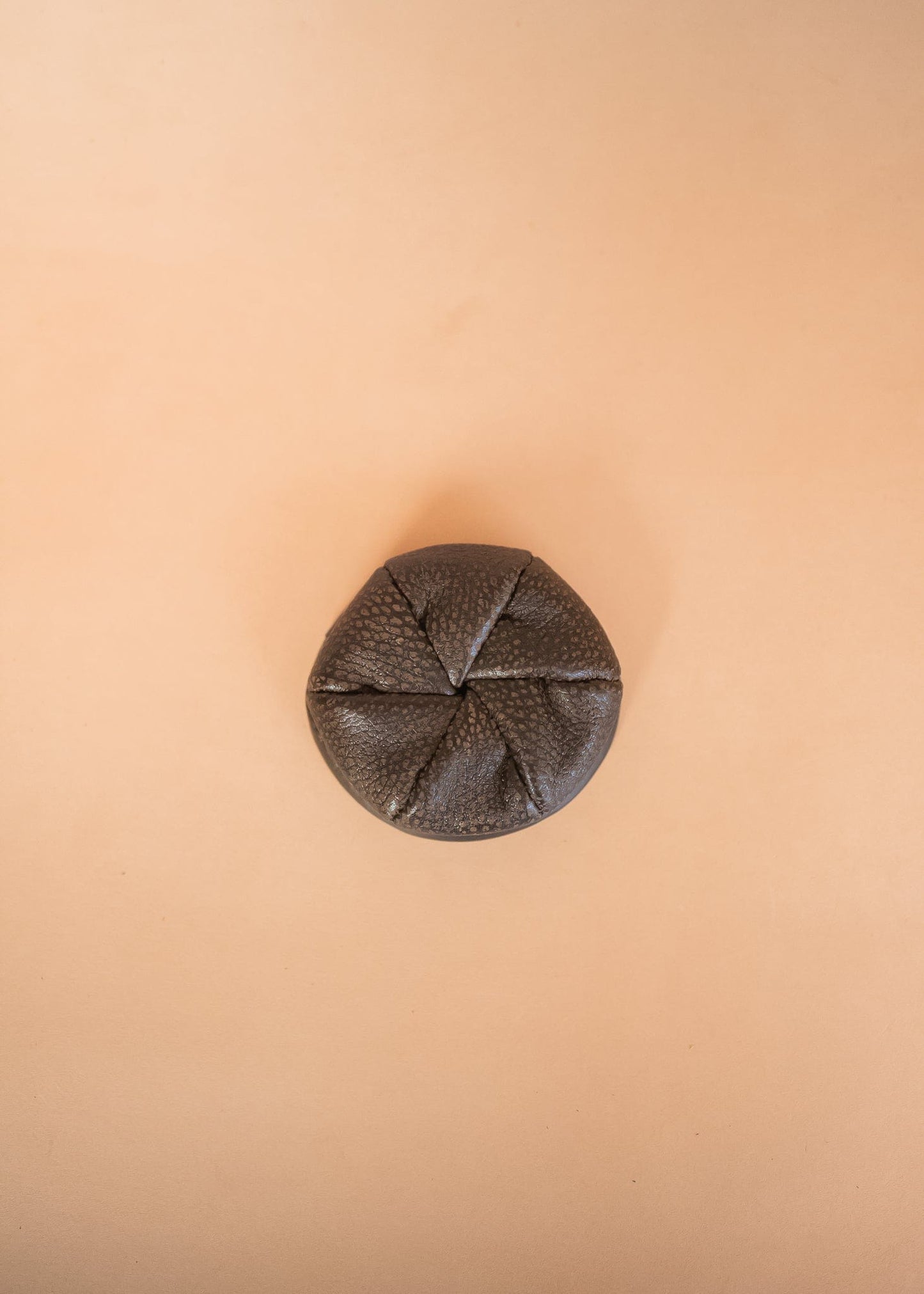 The Real McCaul Coin Purse Mottle Brown Twist Coin Pouch Australian Made Australian Owned Twist Coin Pouch - MADE IN AUSTRALIA - Kangaroo & Cowhide Genuine Leather