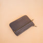 The Real McCaul Coin Purse Paula Zip Pouch - Kangaroo Australian Made Australian Owned Paula Zip Leather Pouch Purse- Made in Australia Kangaroo leather