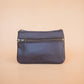 The Real McCaul Coin Purse Paula Zip Pouch - Kangaroo Australian Made Australian Owned Paula Zip Leather Pouch Purse- Made in Australia Kangaroo leather