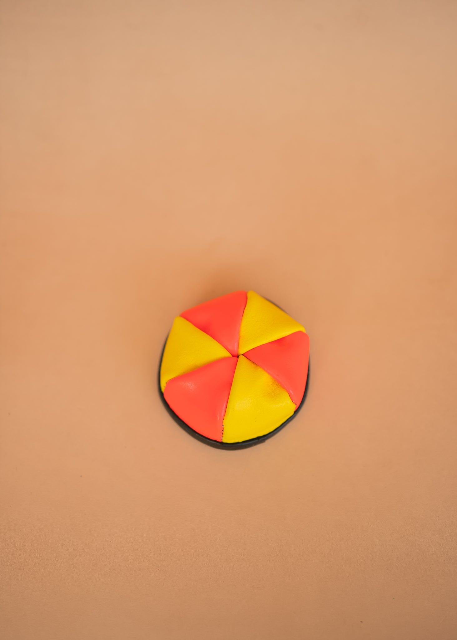 The Real McCaul Coin Purse Red/Yellow Twist Coin Pouch Australian Made Australian Owned Twist Coin Pouch - MADE IN AUSTRALIA - Kangaroo & Cowhide Genuine Leather