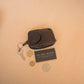 The Real McCaul Coin Purse Small / Dark Brown Key Case Card Holder Wallet - Kangaroo Australian Made Australian Owned Tri-Pocket Leather Pouch 