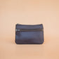 The Real McCaul Coin Purse Small / Purple / Antique Paula Zip Pouch - Kangaroo Australian Made Australian Owned Paula Zip Leather Pouch Purse- Made in Australia Kangaroo leather