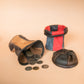 The Real McCaul Coin Purse Twist Coin Pouch Australian Made Australian Owned Twist Coin Pouch - MADE IN AUSTRALIA - Kangaroo & Cowhide Genuine Leather