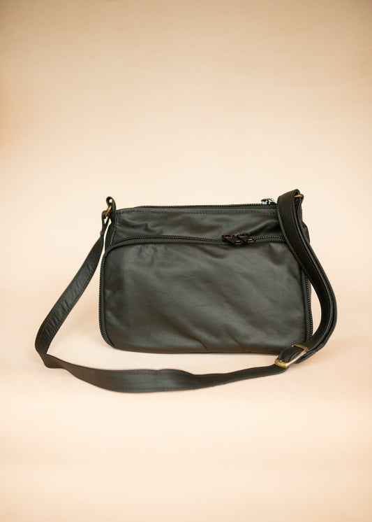 The Real McCaul Handbags Annette HandBag - Large - Cowhide Australian Made Australian Owned Made in Australia Handbag- Large Annette Bag Genuine Leather