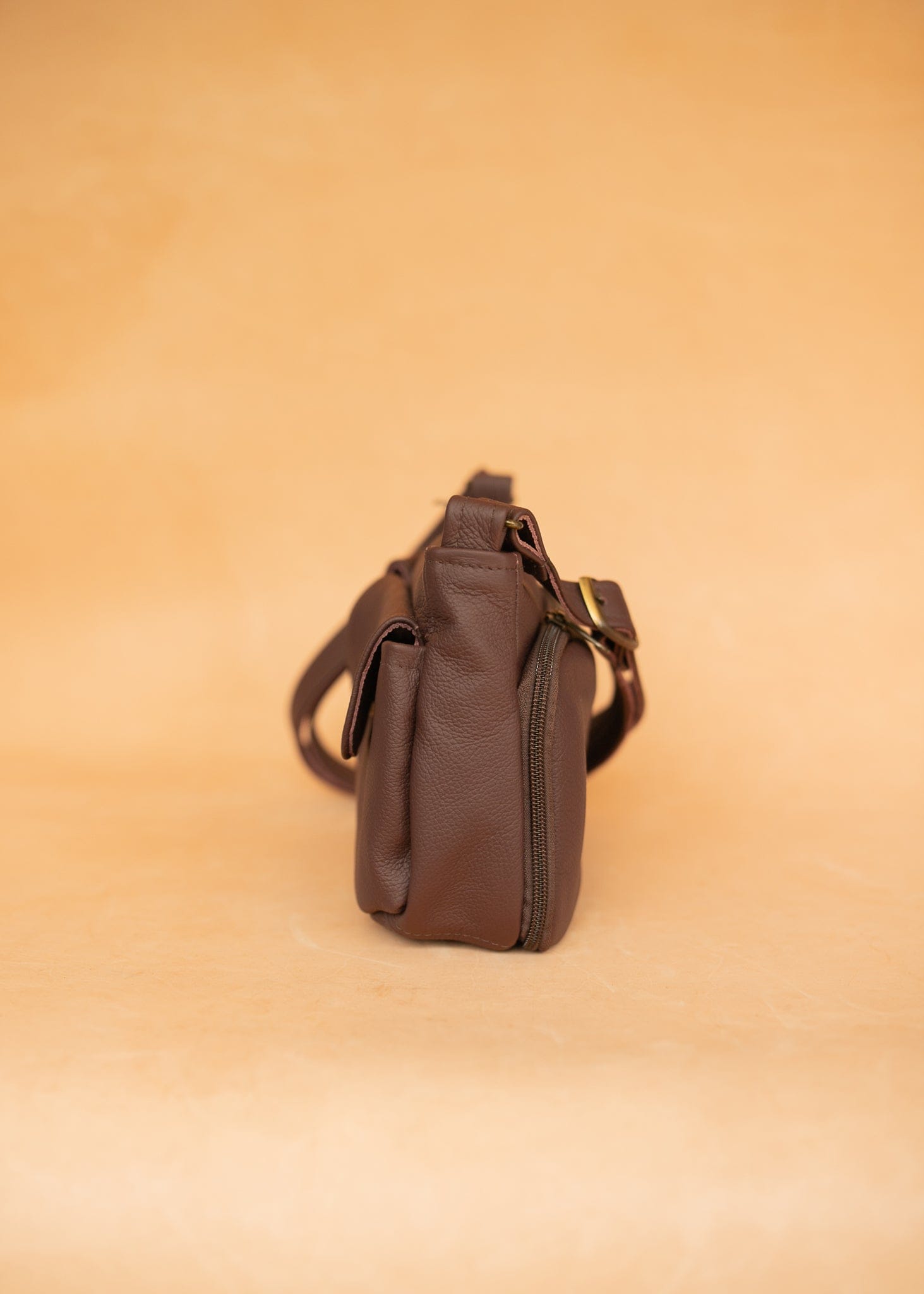 The Real McCaul Handbags Annette HandBag - Small - Cowhide - Plum Australian Made Australian Owned Women's HandBags- Made in Australia Kangaroo & Cowhide Leather