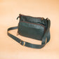 The Real McCaul Handbags Annette HandBag - Small - Kangaroo - Juniper Green Australian Made Australian Owned Made in Australia Handbag- Small Annette HandBag Crossbody Bag Genuine Kangaroo Leather