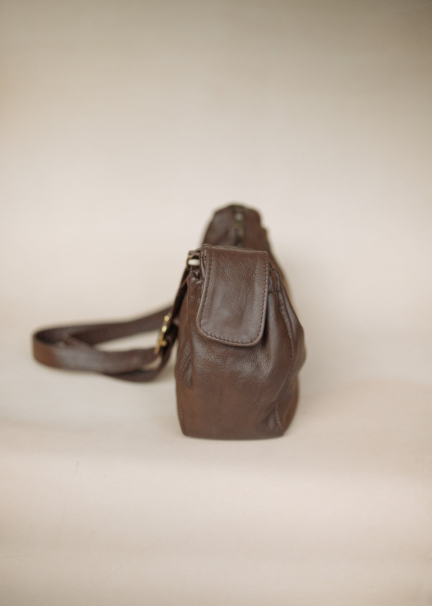 The Real McCaul Handbags The Faye Bag - Chesnut Australian Made Australian Owned Made in Australia Handbag- Faye Shoulder Crossbody Bag Genuine Leather