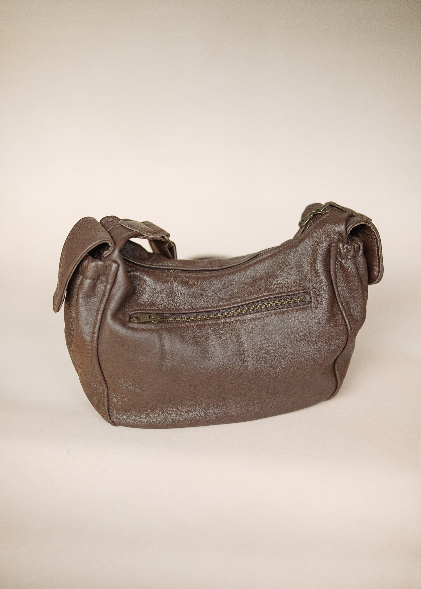 The Real McCaul Handbags The Faye Bag - Chesnut Australian Made Australian Owned Made in Australia Handbag- Faye Shoulder Crossbody Bag Genuine Leather