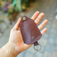 The Real McCaul Keyring Pull-Out Key Holder Case Australian Made Australian Owned Leather Pull-Out Key Holder Case