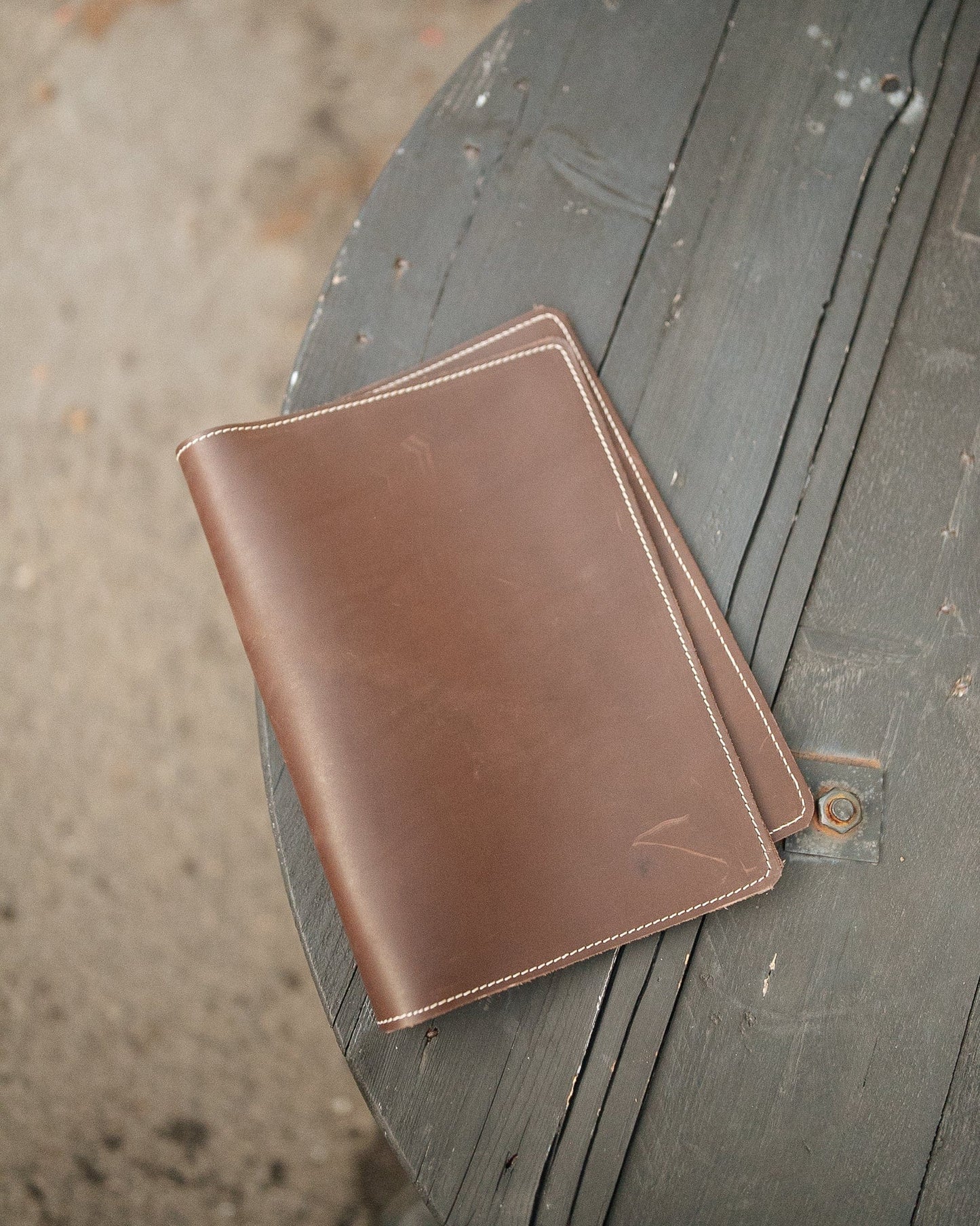 The Real McCaul Leathergoods A5 Diary Journal Cover Australian Made Australian Owned Leather Rustic Book/Diary Cover Australian Made
