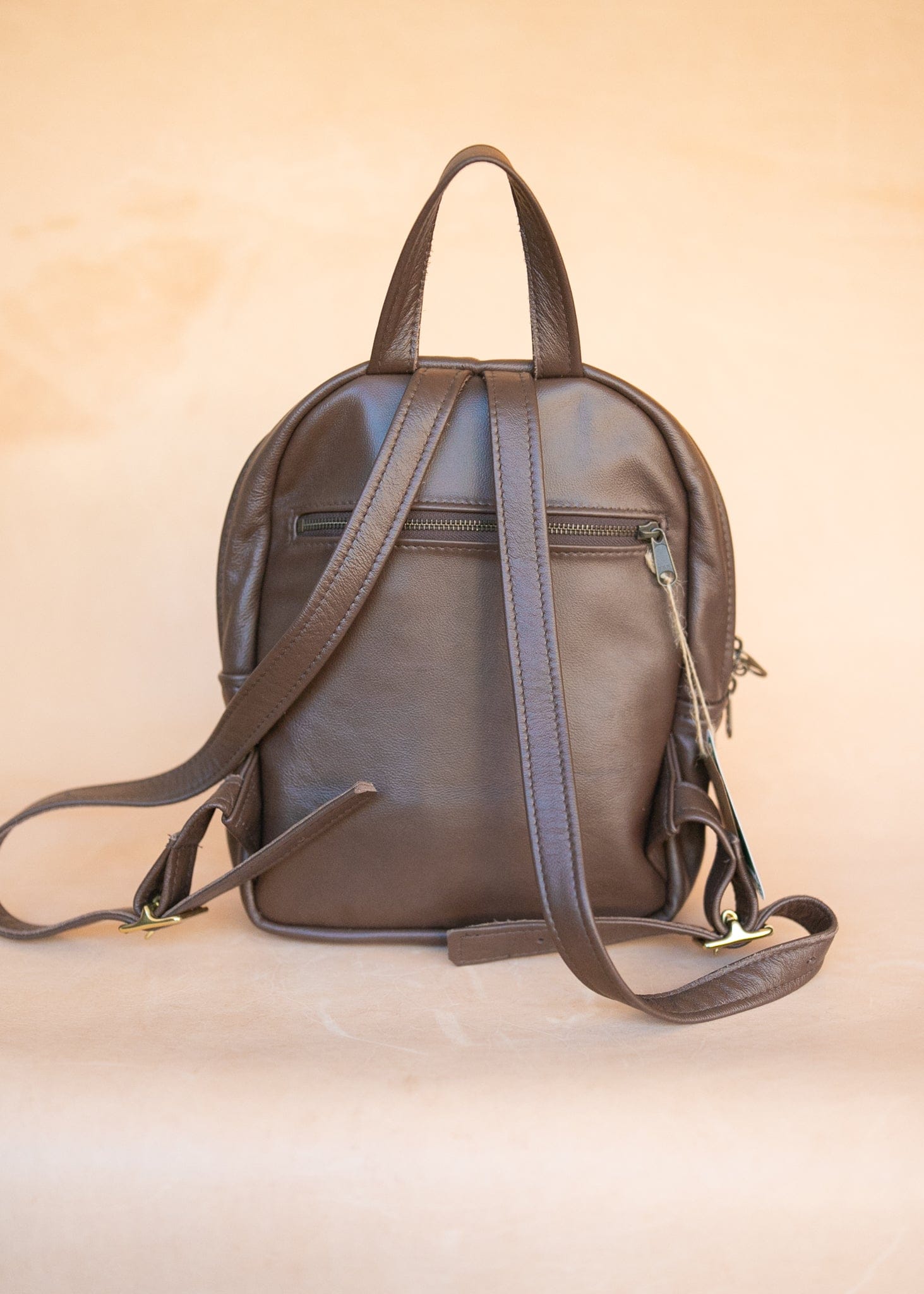The Real McCaul Leathergoods Back Packs The Annie Backpack - Large - Cowhide - Chestnut Australian Made Australian Owned Leather Backpacks Made in Australia