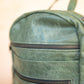 The Real McCaul Leathergoods Back Packs The Annie Backpack - Large - Cowhide - Green Marble Australian Made Australian Owned Leather Backpacks Made in Australia