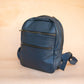 The Real McCaul Leathergoods Back Packs The Annie Backpack - Large - Cowhide - Navy Australian Made Australian Owned Leather Backpacks Made in Australia