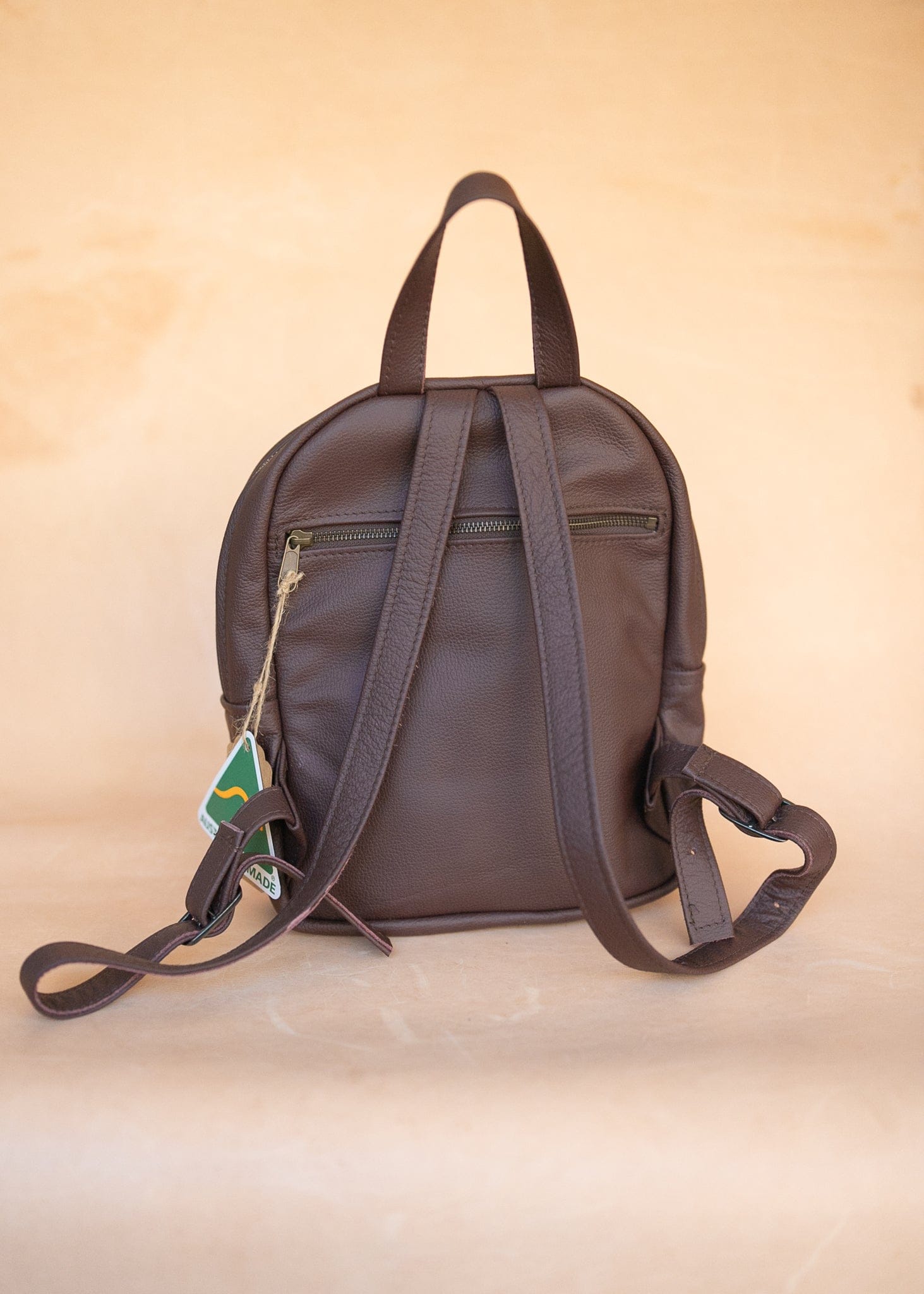 The Real McCaul Leathergoods Back Packs The Annie Backpack - Large - Cowhide - Plum Australian Made Australian Owned Leather Backpacks Made in Australia