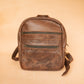 The Real McCaul Leathergoods Back Packs The Annie Backpack - Large - Cowhide - Premium Marble Brown Australian Made Australian Owned Leather Backpacks Made in Australia