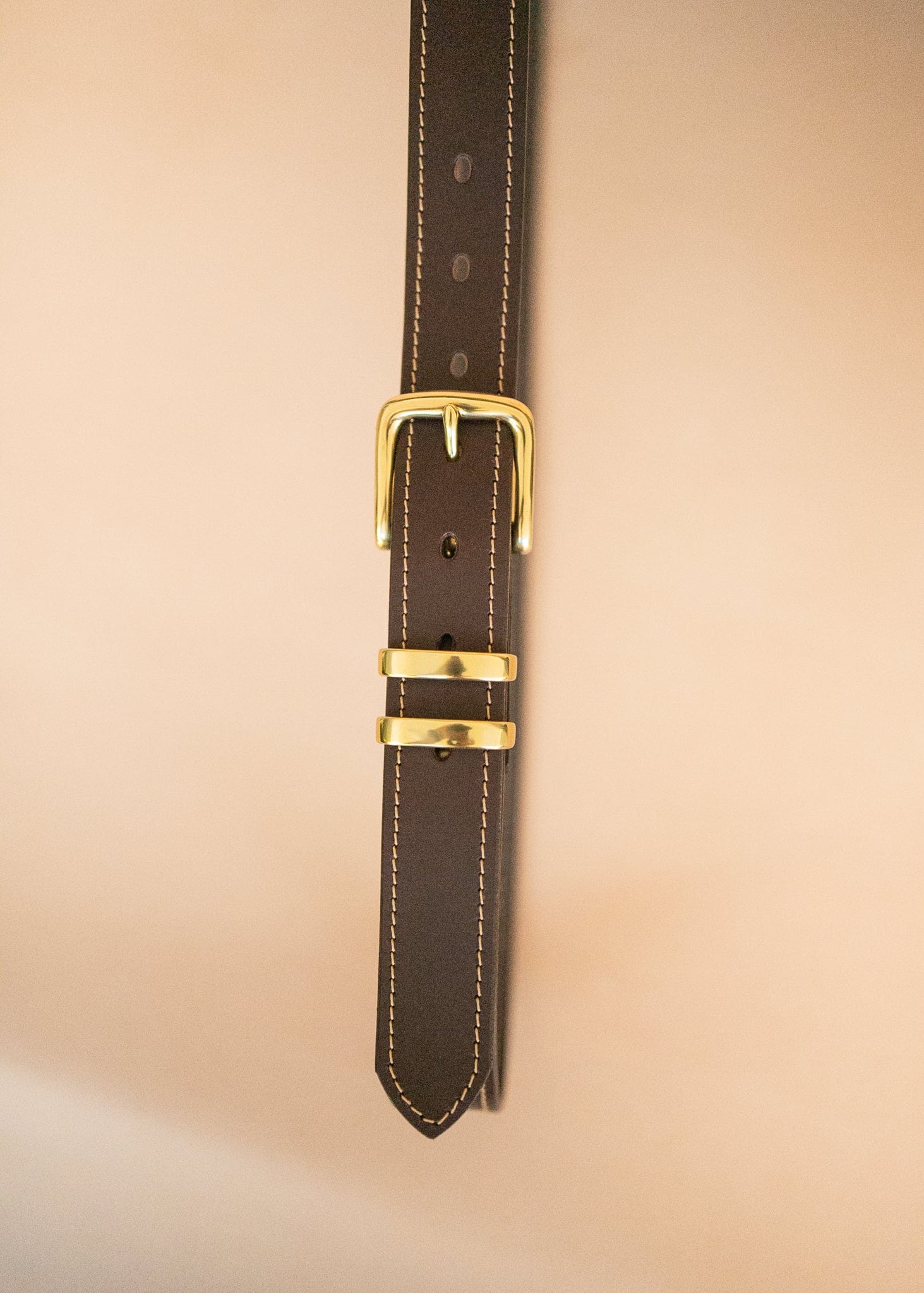 The Real McCaul Leathergoods Belts Gold / 28" (71cm) Rancher Belt 32mm - Dark Brown Australian Made Australian Owned Australian Made Solid Leather Full Grain Rancher Belt- Black