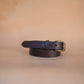 The Real McCaul Leathergoods Belts Legacy Casual Belt 32mm - Burgundy Australian Made Australian Owned Solid Leather Men's Belt - Handmade in Australia - Brass Buckle
