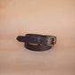 The Real McCaul Leathergoods Belts Legacy Casual Belt 32mm - Burgundy Australian Made Australian Owned Solid Leather Men's Belt - Handmade in Australia - Brass Buckle