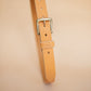 The Real McCaul Leathergoods Belts Legacy Casual Belt 32mm - Natural Australian Made Australian Owned Solid Leather Men's Belt - Handmade in Australia - Brass Buckle