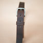 The Real McCaul Leathergoods Belts Legacy Casual Belt 32mm - Rustic Brown Australian Made Australian Owned Solid Leather Men's Belt - Handmade in Australia - Brass Buckle