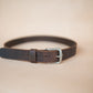 The Real McCaul Leathergoods Belts Legacy Casual Belt 32mm - Rustic Brown Australian Made Australian Owned Solid Leather Men's Belt - Handmade in Australia - Brass Buckle