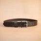 The Real McCaul Leathergoods Belts Legacy Casual Belt 38mm - Dark Brown Australian Made Australian Owned Solid Leather Men's Belt - Handmade in Australia - Dark Brown - Brass Buckle