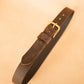 The Real McCaul Leathergoods Belts Legacy Casual Belt 38mm - Rustic Brown Australian Made Australian Owned Solid Leather Men's Belt - Handmade in Australia - Rustic Brown - Brass Buckle
