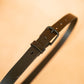 The Real McCaul Leathergoods Belts Midnight Legacy Belt 32mm - Black Australian Made Australian Owned Solid Leather Men's Belt - Handmade in Australia - Brass Buckle
