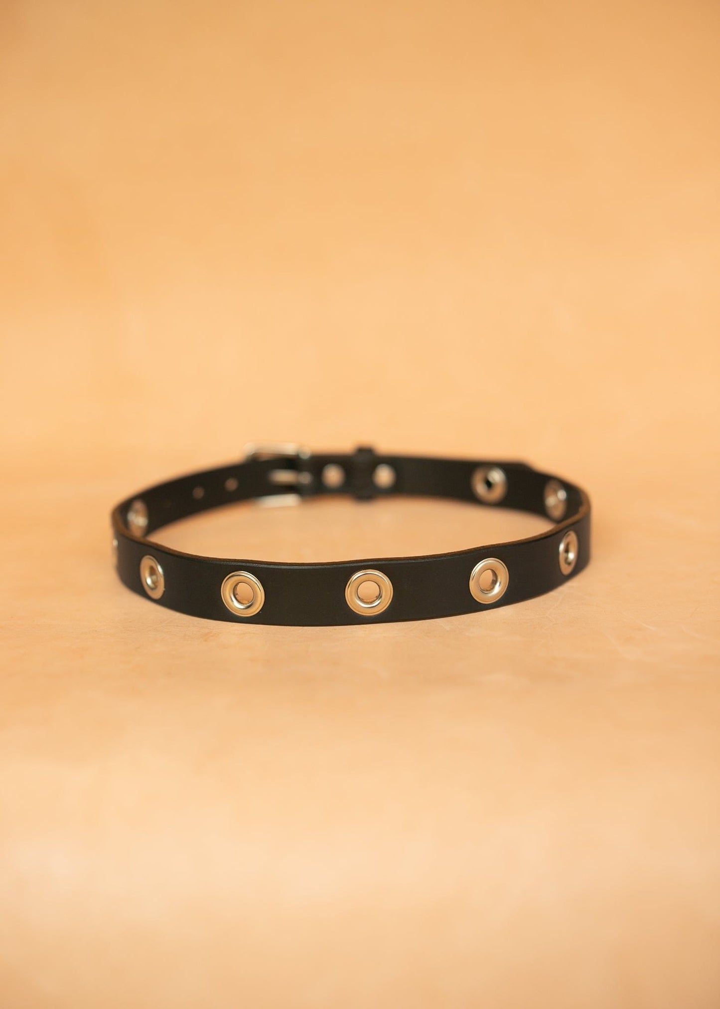 The Real McCaul Leathergoods Belts Narrow Eyelet Belt - 25mm Australian Made Australian Owned Australian Made 25mm Narrow Leather Belt - Tan