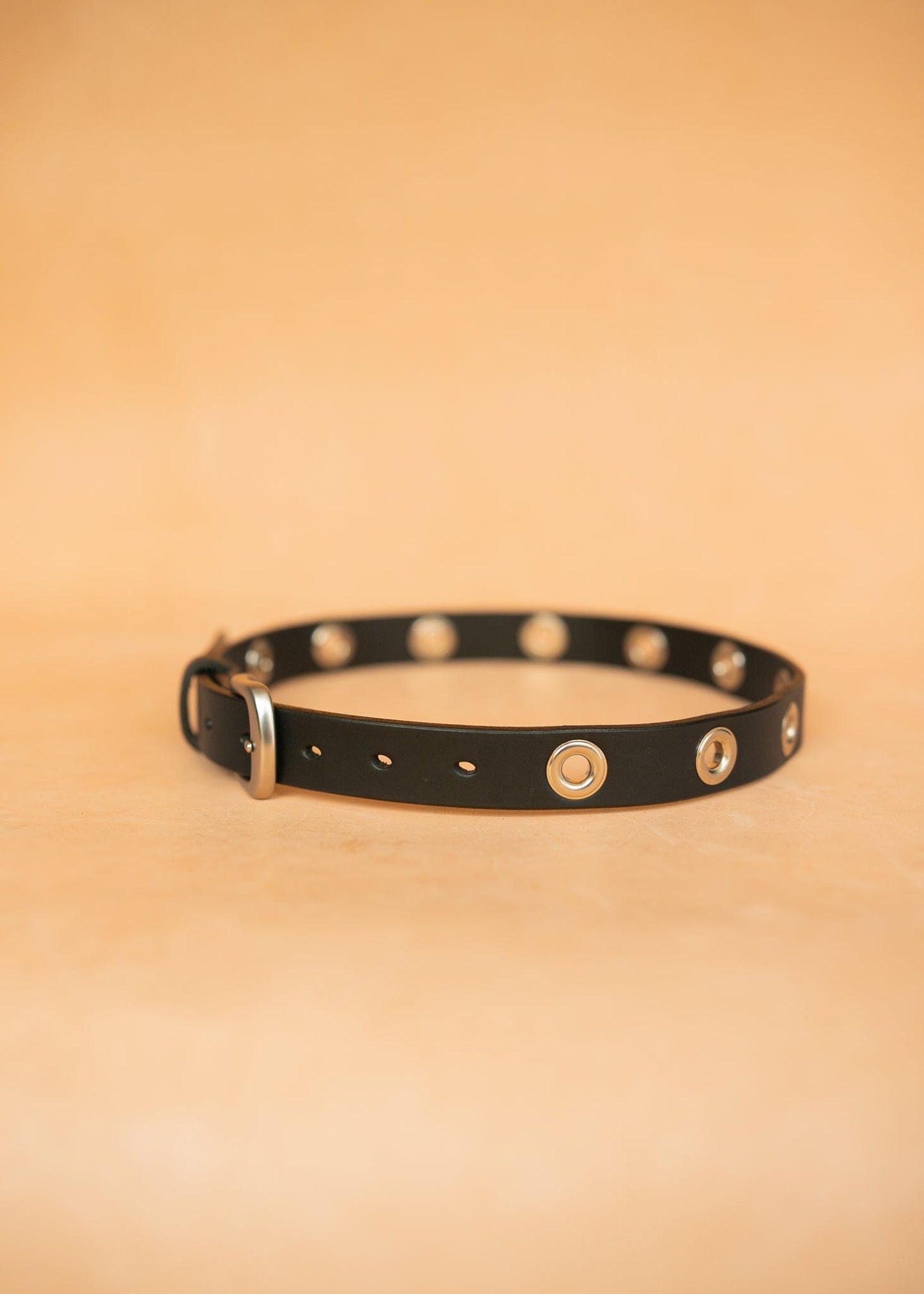 The Real McCaul Leathergoods Belts Narrow Eyelet Belt - 25mm Australian Made Australian Owned Australian Made 25mm Narrow Leather Belt - Tan