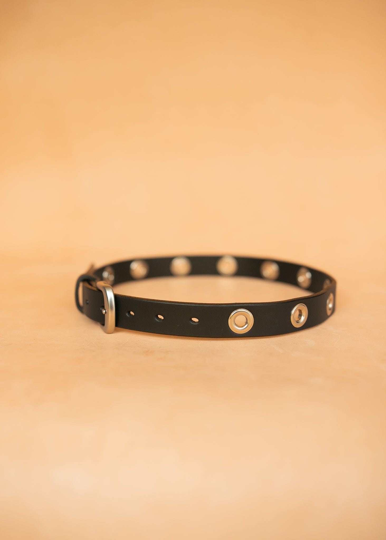 The Real McCaul Leathergoods Belts Narrow Eyelet Belt - 25mm Australian Made Australian Owned Australian Made 25mm Narrow Leather Belt - Tan