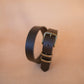 The Real McCaul Leathergoods Belts Plain 32mm Belt - Double Keeper - Dark Brown Australian Made Australian Owned Solid Leather Men's Belt - Handmade in Australia - Brass Buckle