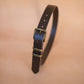 The Real McCaul Leathergoods Belts Plain 32mm Belt - Double Keeper - Dark Brown Australian Made Australian Owned Solid Leather Men's Belt - Handmade in Australia - Brass Buckle