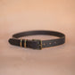 The Real McCaul Leathergoods Belts Plain 32mm Belt - Double Keeper - Dark Brown Australian Made Australian Owned Solid Leather Men's Belt - Handmade in Australia - Brass Buckle