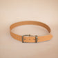 The Real McCaul Leathergoods Belts Plain 38mm Belt - Natural Australian Made Australian Owned Solid Leather Men's Belt - Handmade in Australia - Natural - Brass Buckle