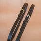 The Real McCaul Leathergoods Belts Plain Narrow 25mm Belt - Dark Brown Australian Made Australian Owned Australian Made 25mm Narrow Leather Belt - Tan