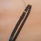 The Real McCaul Leathergoods Belts Plain Narrow 25mm Belt - Dark Brown Australian Made Australian Owned Australian Made 25mm Narrow Leather Belt - Tan