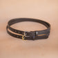 The Real McCaul Leathergoods Belts Plain Narrow 25mm Belt - Dark Brown Australian Made Australian Owned Australian Made 25mm Narrow Leather Belt - Tan
