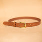 The Real McCaul Leathergoods Belts Plain Narrow 25mm Belt - Tan Australian Made Australian Owned Australian Made 25mm Narrow Leather Belt - Tan