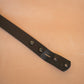 The Real McCaul Leathergoods Belts Press Stud Clip Belt 38mm- Black Australian Made Australian Owned Solid Leather Men's Belt - Handmade in Australia - Black - Brass Buckle