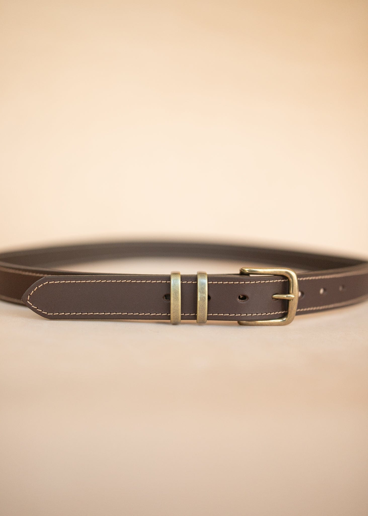 The Real McCaul Leathergoods Belts Rancher Belt 32mm - Dark Brown Australian Made Australian Owned Australian Made Solid Leather Full Grain Rancher Belt- Black