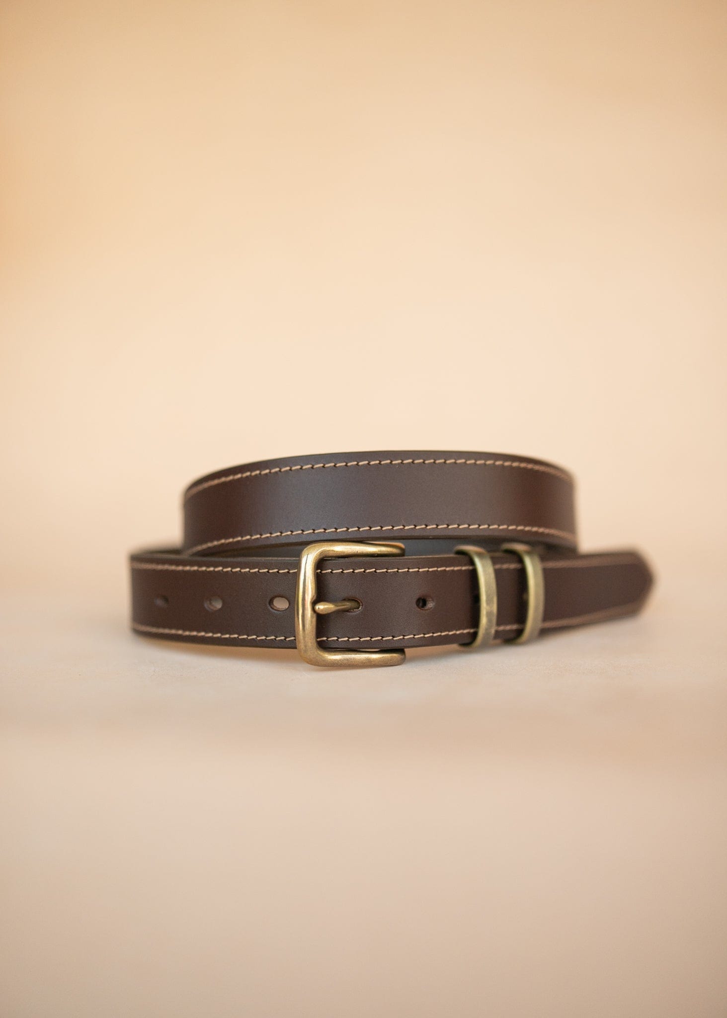 The Real McCaul Leathergoods Belts Rancher Belt 32mm - Dark Brown Australian Made Australian Owned Australian Made Solid Leather Full Grain Rancher Belt- Black