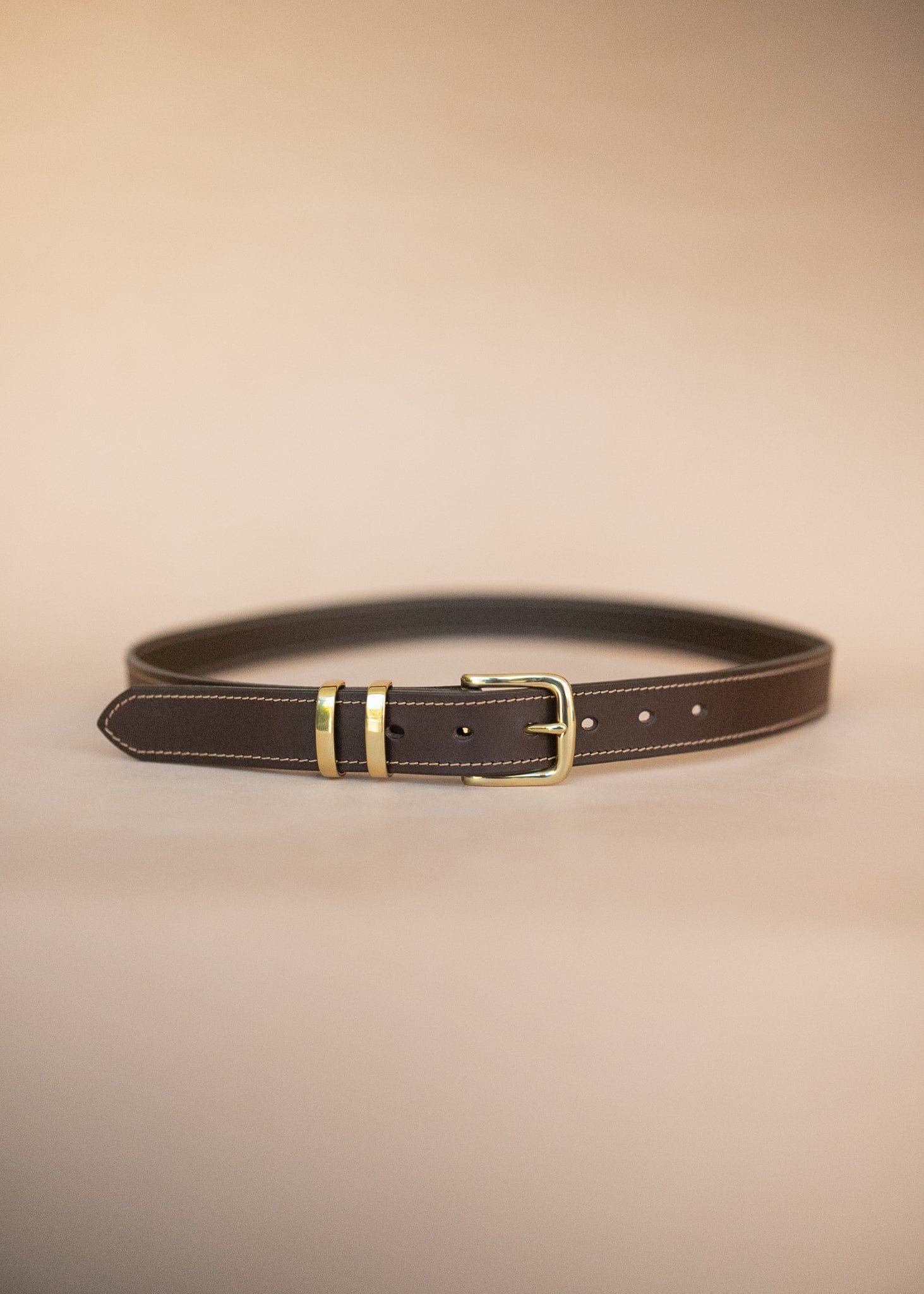 The Real McCaul Leathergoods Belts Rancher Belt 32mm - Dark Brown Australian Made Australian Owned Australian Made Solid Leather Full Grain Rancher Belt- Black