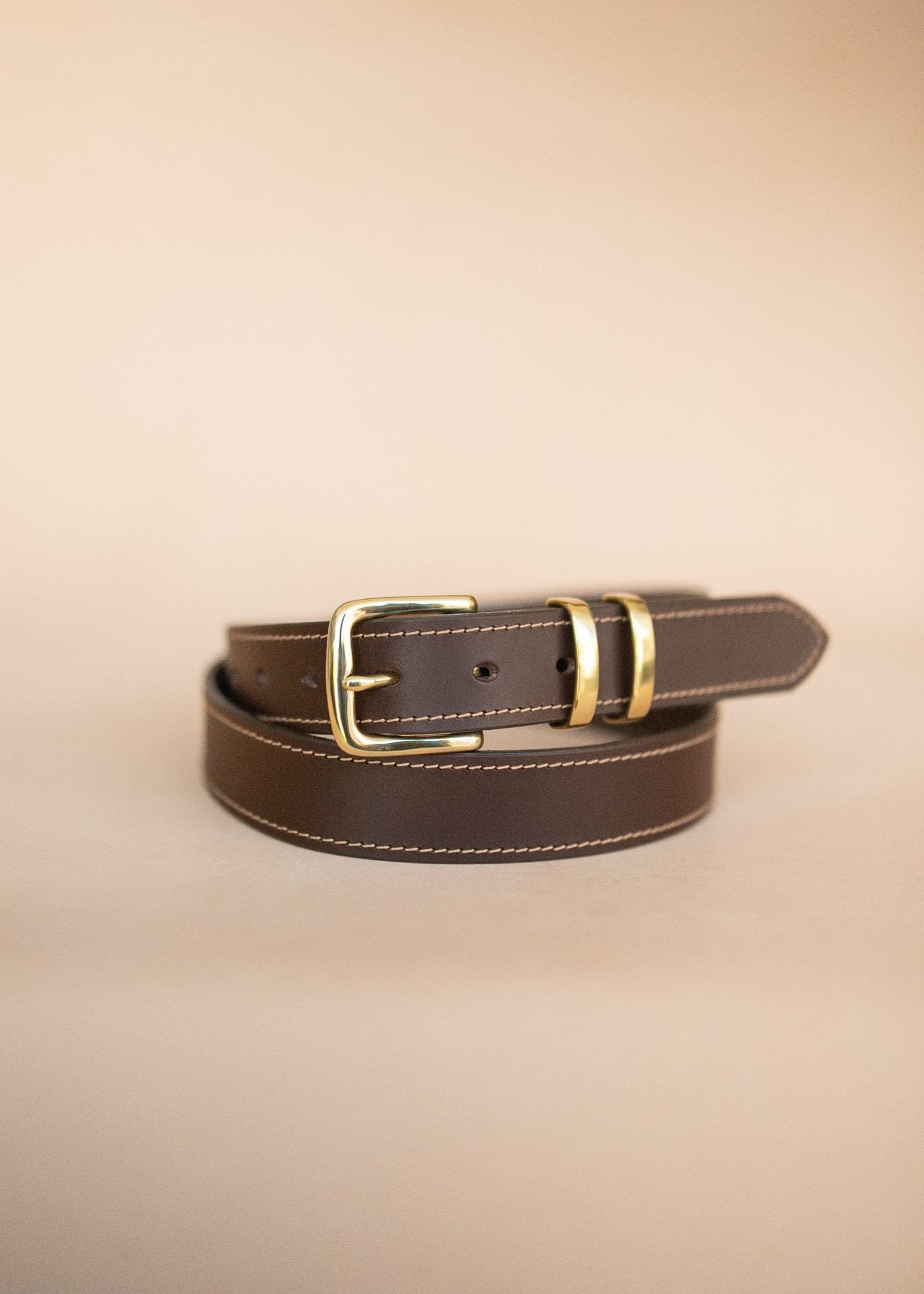 The Real McCaul Leathergoods Belts Rancher Belt 32mm - Dark Brown Australian Made Australian Owned Australian Made Solid Leather Full Grain Rancher Belt- Black