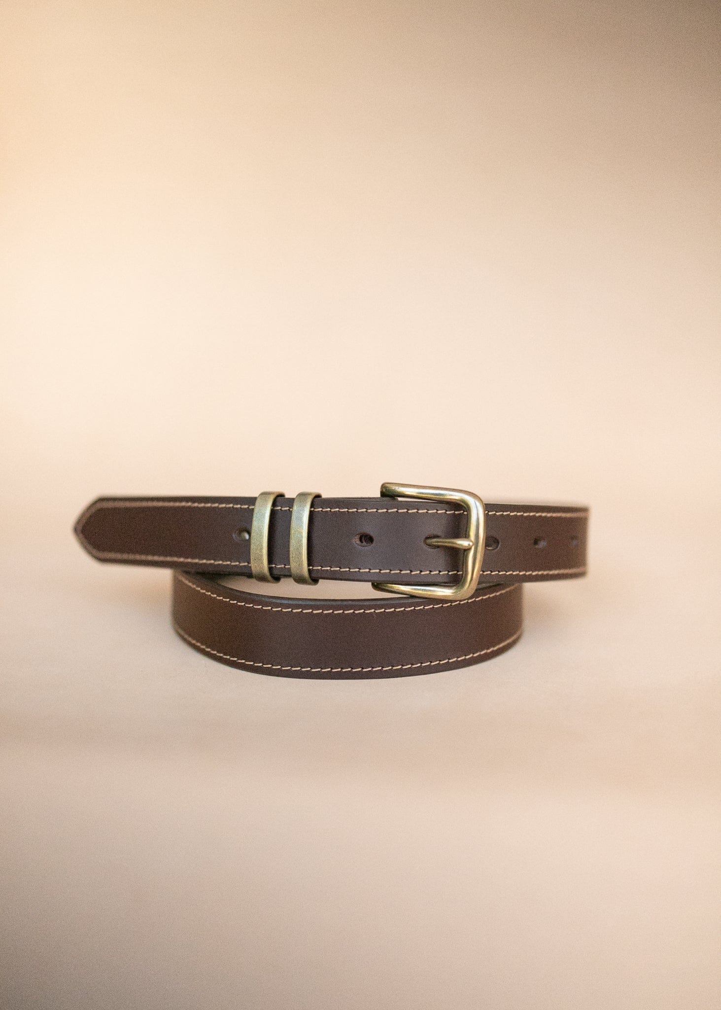The Real McCaul Leathergoods Belts Rancher Belt 32mm - Dark Brown Australian Made Australian Owned Australian Made Solid Leather Full Grain Rancher Belt- Black