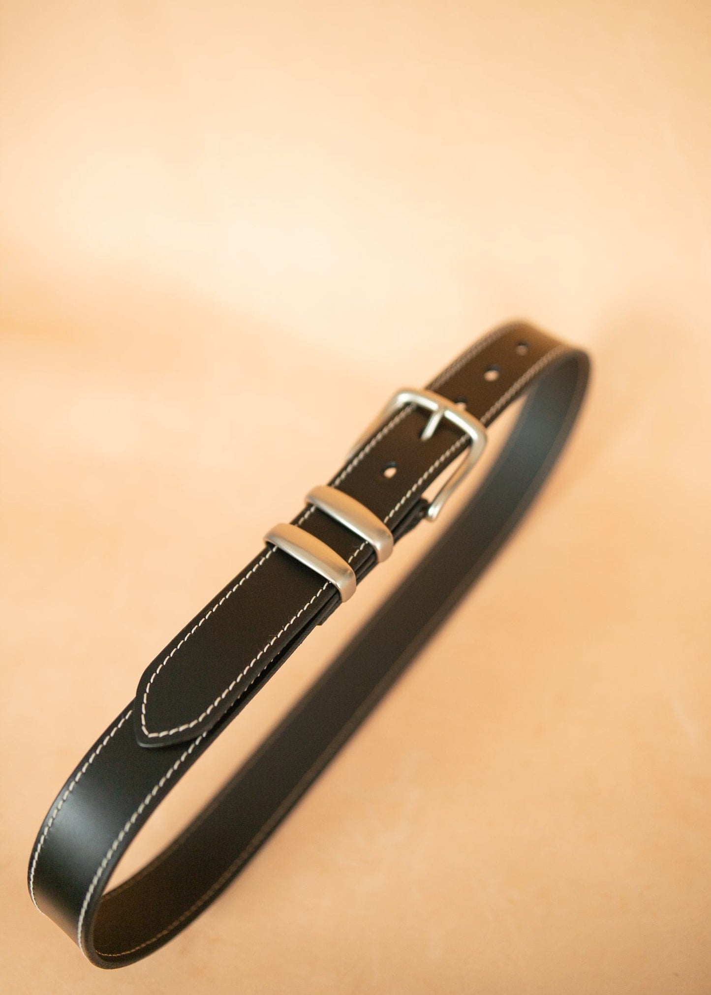 The Real McCaul Leathergoods Belts Rancher Belt 38mm - Black Australian Made Australian Owned Australian Made Solid Leather Full Grain Rancher Belt- Black